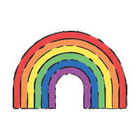 Rainbow Love Sticker by A and N Mortgage Services