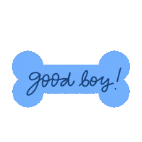Barking Good Boy Sticker by Demic