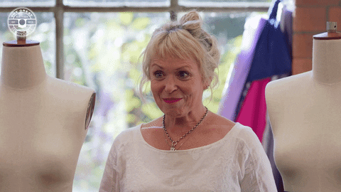 Excited Shock GIF by The Great British Sewing Bee