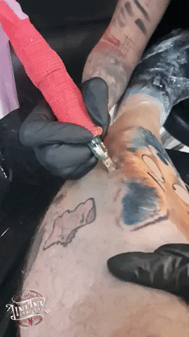 Fox Tattoo GIF by Line Ink