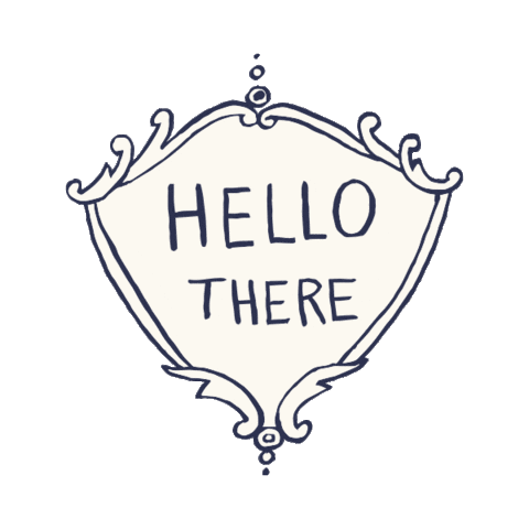 Hello There Sticker by Joanie Clothing
