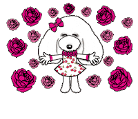 Charlotte Poodle Sticker