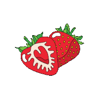 Strawberry Sticker by culture pop soda
