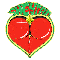 Sheytanworld gold smoke weed 420 Sticker