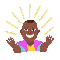 Excited Eric Sticker by NETFLIX