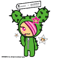 Guardian_Malaysia cute beauty green star Sticker