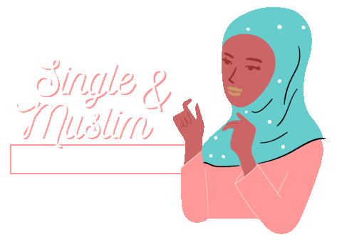 Just Married Muslim Sticker by SingleMuslim.com