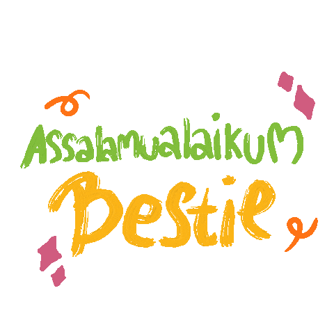 Bff Greeting Sticker