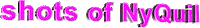 pink shots Sticker by AnimatedText