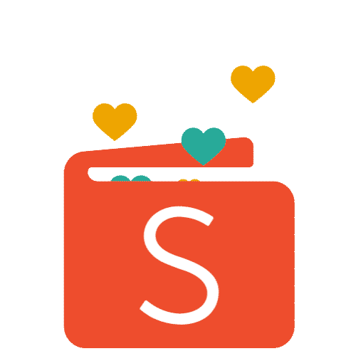 Shopping Hearts Sticker by Shopee