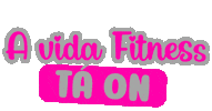 Pink Fitness Sticker