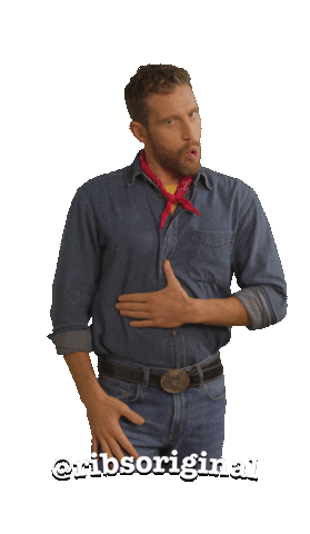 Hungry American Sticker by RibsOriginal