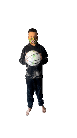 Basketball Facemask Sticker by Brianna Salinas