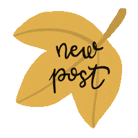 Fall Season New Post Sticker