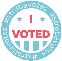 I Voted Sticker by Stratia