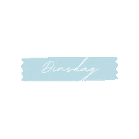 Dinsdag Sticker by Comfy & Cosy by Lisa