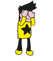 Rakettitukku kurkistus rakettitukku rakke rakke kurkistaa Sticker