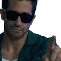 Jake Gyllenhaal No Sticker by Black Bear Pics