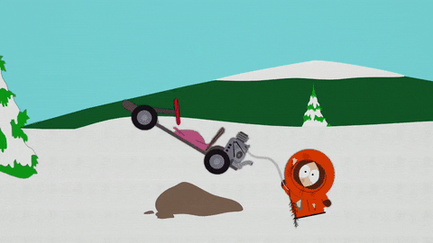 kenny mccormick snow GIF by South Park 