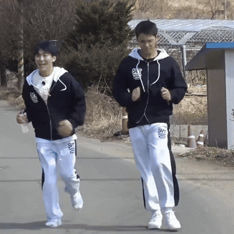 Walking Fast Kim Mingyu GIF