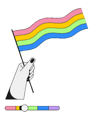 Gay Pride Love Sticker by Wix