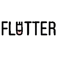 flutterbeautyboutique pink beauty white black Sticker