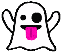 Halloween Ghost Sticker by Tarver