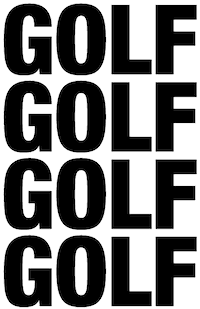 tiger woods golf Sticker by Birds of Condor