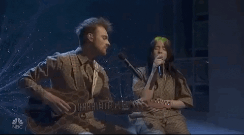 Billie Eilish Singing GIF by Saturday Night Live