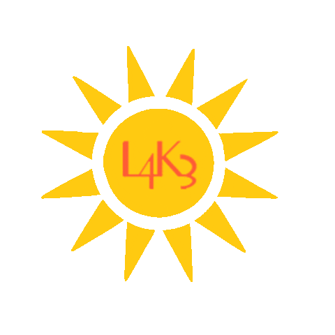 Sun Lake Sticker by L4K3