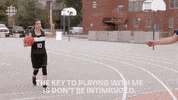baroness von sketch basketball GIF