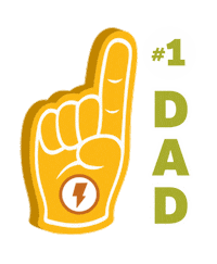 1Dad Sticker by trendyminds