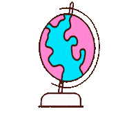 tonyromera tired world map plan Sticker