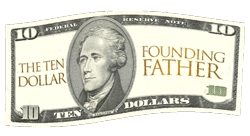 HamiltonMusicalOfficial hamilton hamiltonmusical alexanderhamilton foundingfather Sticker