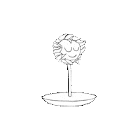 Black And White Art Sticker by Happy Motion