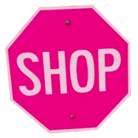 Pink Stop Sticker by prettylittlething