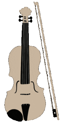 haenbe music violin haenbe Sticker