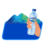 Pure Water Aquadulu Sticker by SehatAQUA