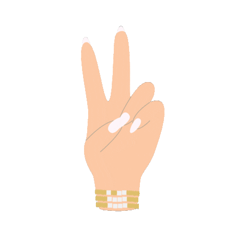 Peace V Sticker by AlisonBellaVi
