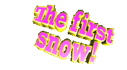 First Snow Sticker by GIPHY Text