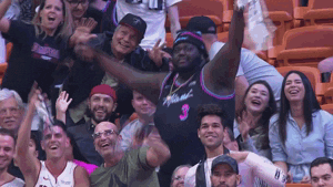 excited get loud GIF by NBA