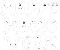 Halloween Ghost Sticker