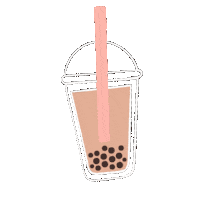 Bubble Tea Drink Sticker by grousseta