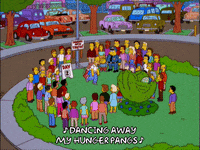 gathering homer simpson GIF