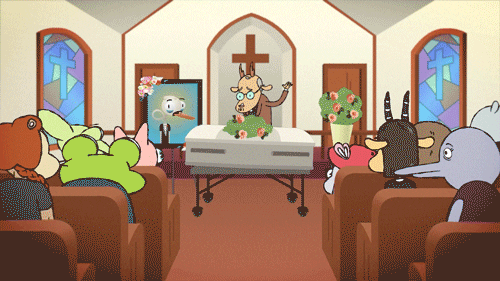 Surprise Funeral GIF by Augenblick Studios