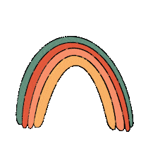 Happy Rainbow Sticker