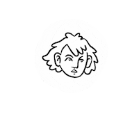 Morph Black And White Sticker