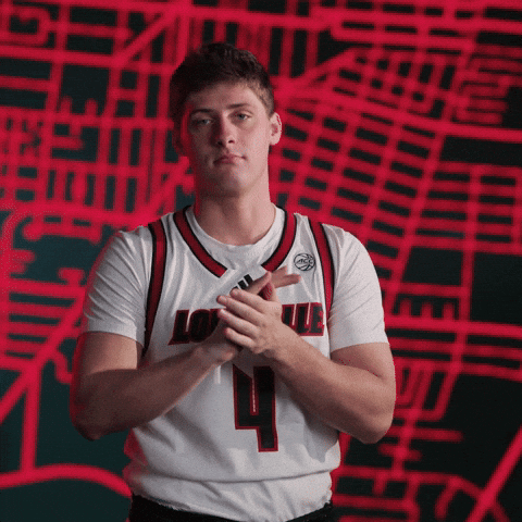 University Of Louisville Basketball GIF by Louisville Cardinals