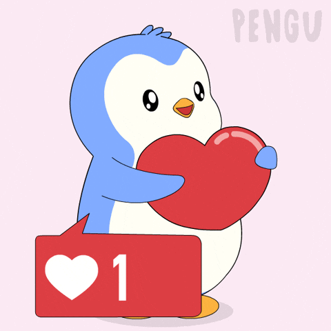 Heart Love GIF by Pudgy Penguins