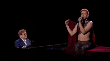 Elton John Brits GIF by BRIT Awards